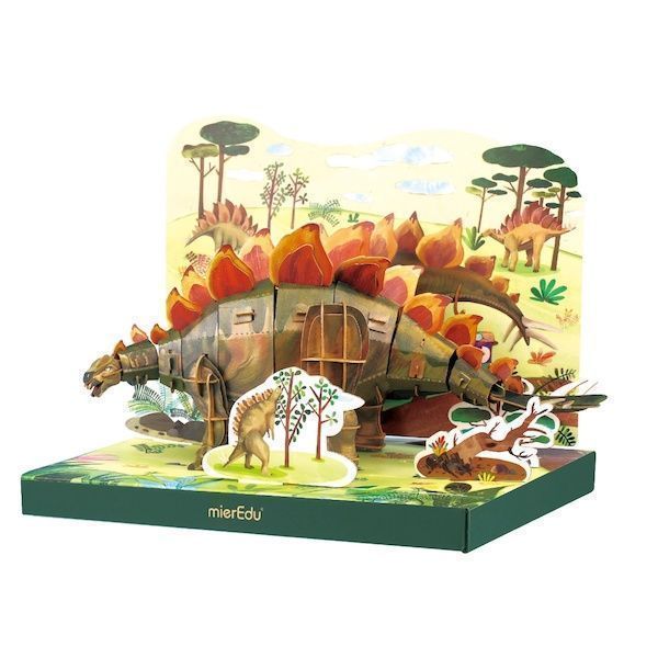 Puzzle Eco 3D Stegosaurio-2