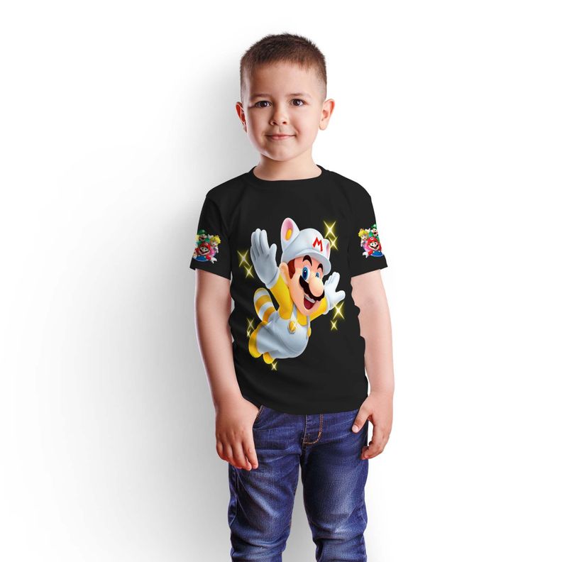 Polera Super Mario Bros D8-0