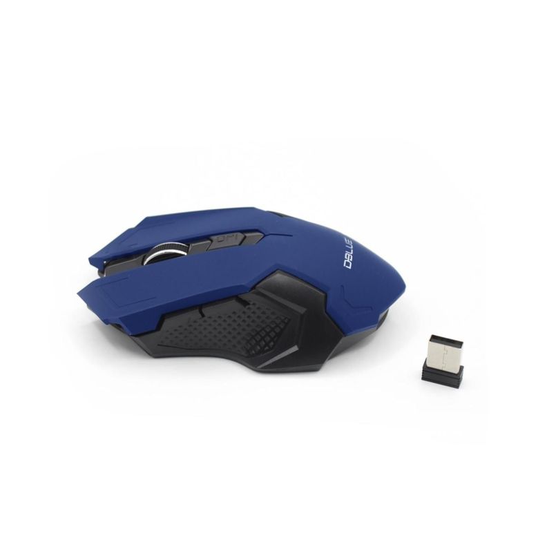Mouse Inalámbrico  Optico 6D 1000DPI Azul Dblue-1