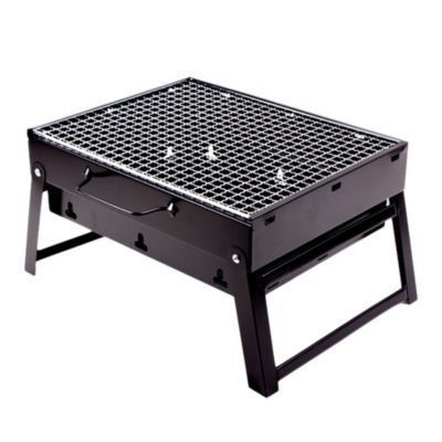  Parrilla Portatil a Carbon Plegable para Camping Aire libre -1