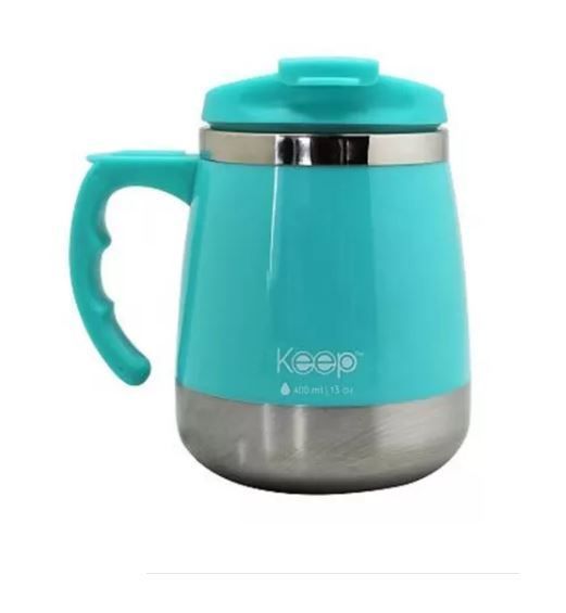 MUG TERMO OUTDOOR 400ML KEEP celeste-0