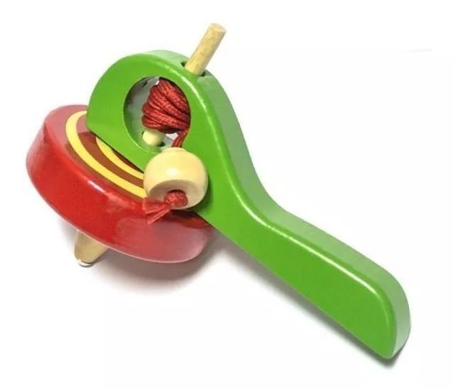Trompo De Madera Para Niños Juguete Para Niños-0