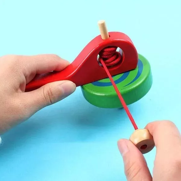Trompo De Madera Para Niños Juguete Para Niños-6