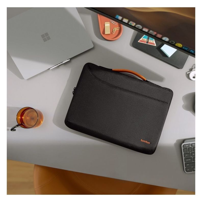 Tomtoc Maletín A22 Para Notebook Y Macbook Pro De 14''- Negro-6