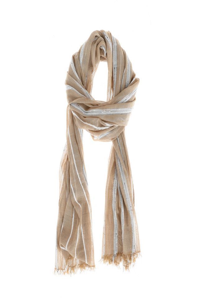 Pañuelo Stripes Café Silver i-D-0