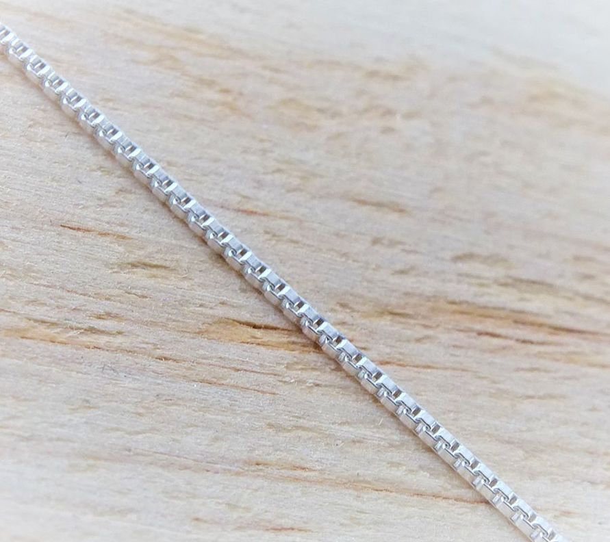 Cadena De Plata Fina Veneciana (50 Cm) - MABELITA-1