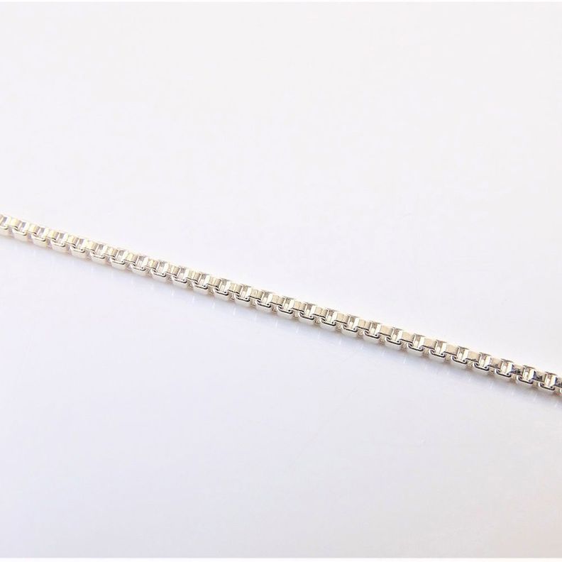 Cadena De Plata Fina Veneciana (50 Cm) - MABELITA-3