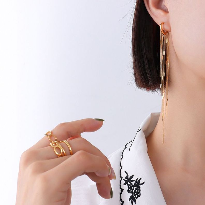 Aros Baño Oro Amarillo 18k Argollas Tornillo Cadenas-2