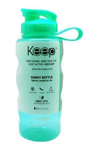 BOTELLA COLORES 800ML KEEP celeste-0