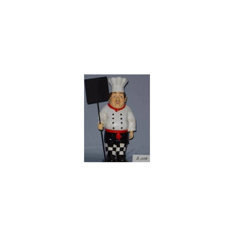 Figura De Chef Con Pizarra - S72292-0