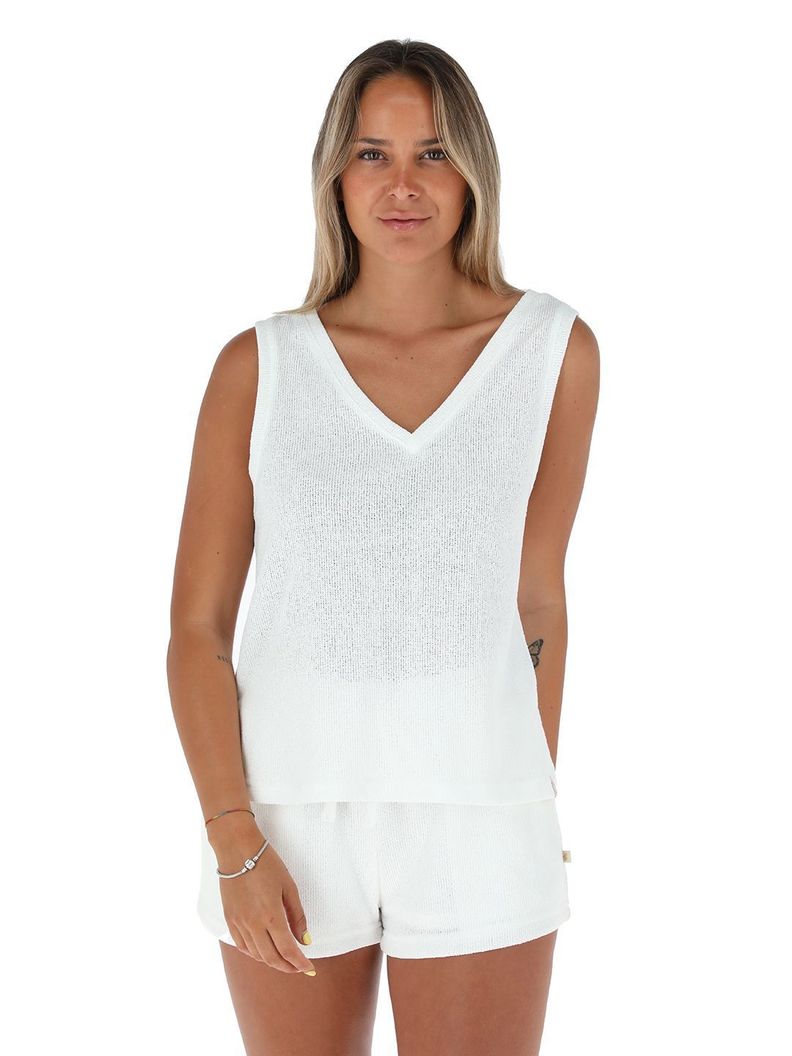 Polera Tejida Keule Crudo Mujer-0