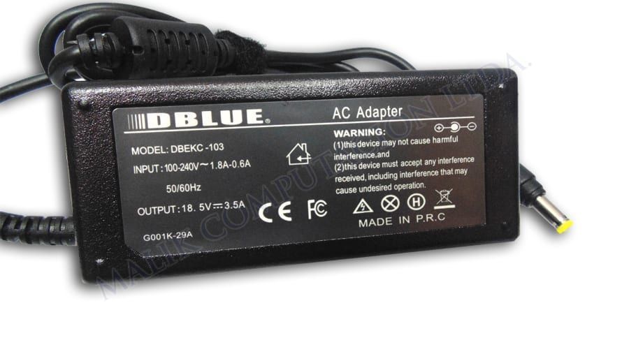 CARGADOR NOTEBOOK 18.5V 3.5A PARA HP PAVILION DV1500 SERIES-0