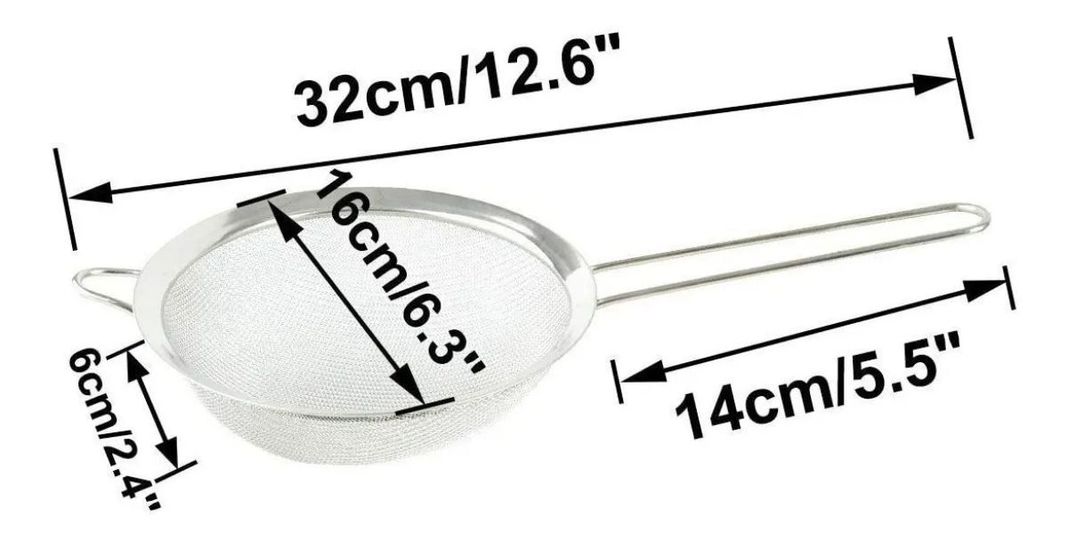Colador Espumadera Malla De Metal-2