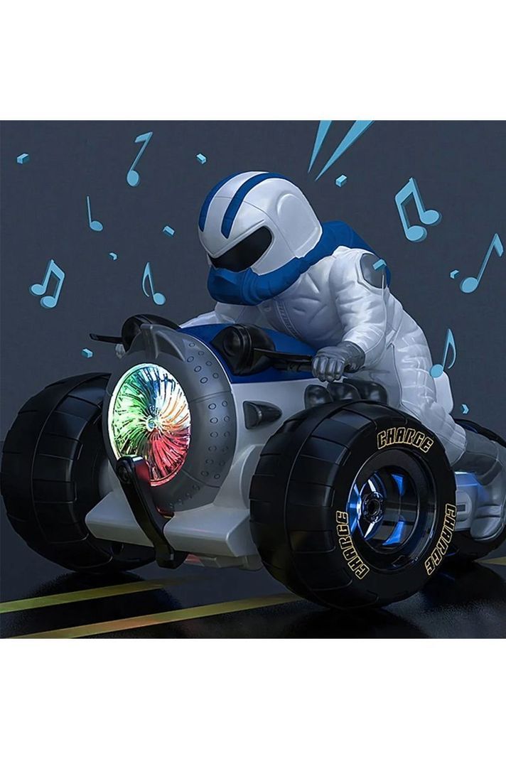 Moto Juguete Sonido Luz Y Movimiento 360 Juguete Interactivo-4