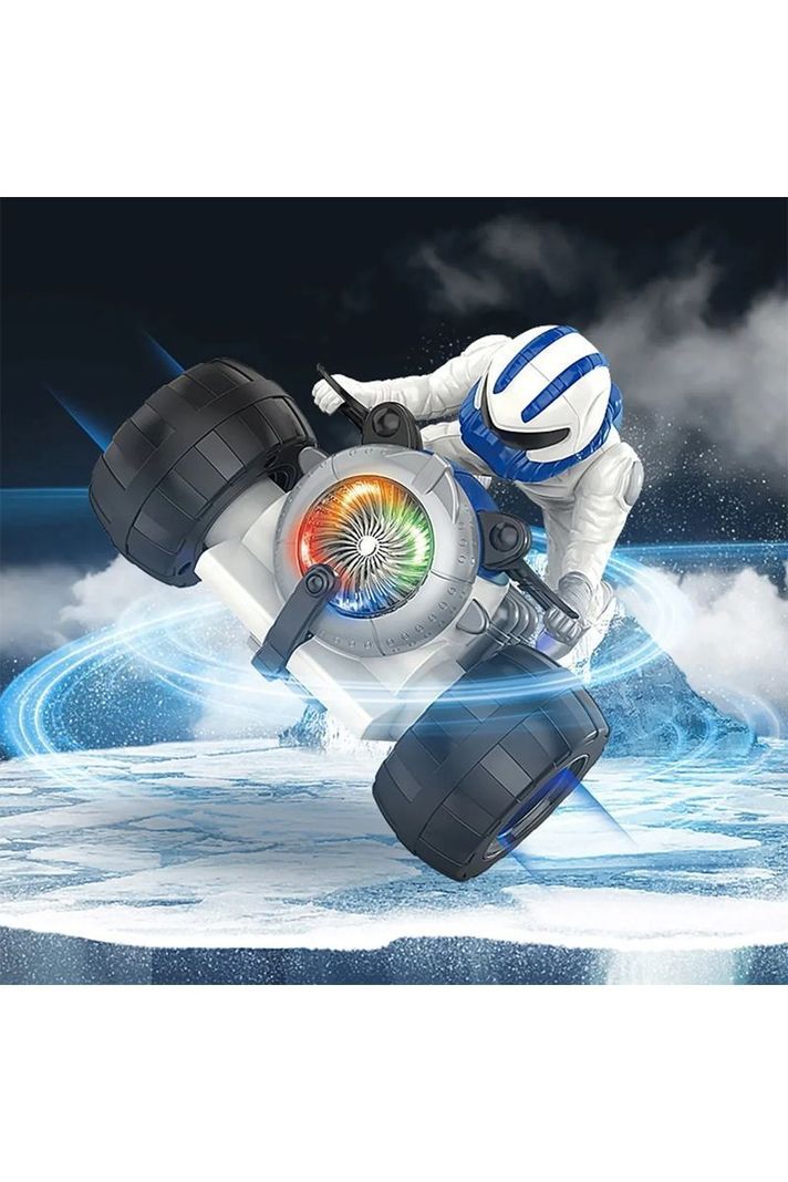 Moto Juguete Sonido Luz Y Movimiento 360 Juguete Interactivo-3