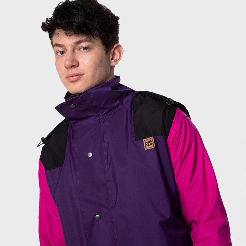 PARKA IMPERMEABLE RAINPROOF PURPLE-0
