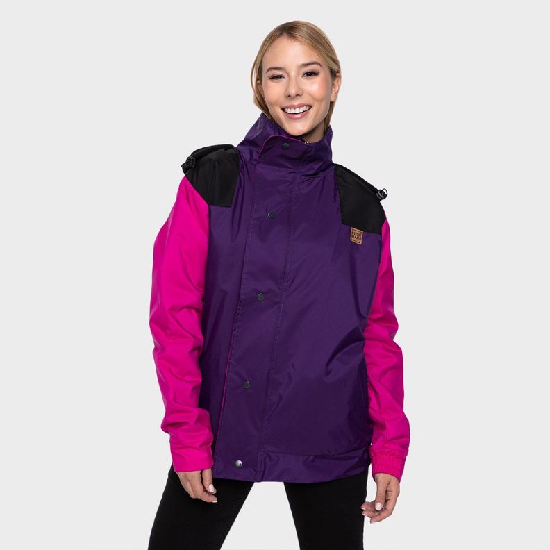 PARKA IMPERMEABLE RAINPROOF PURPLE-5