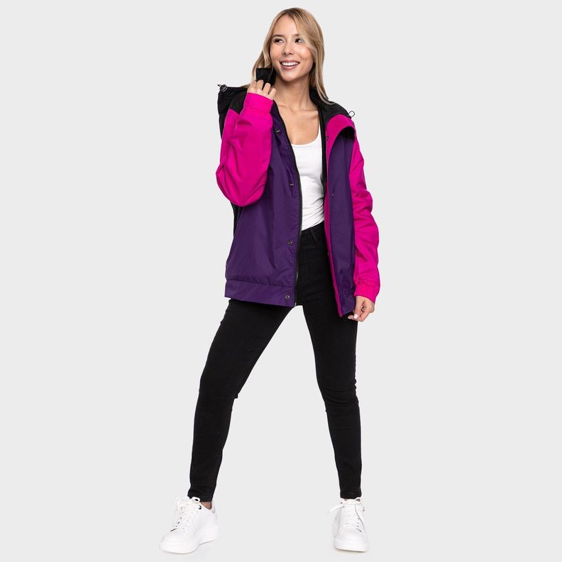 PARKA IMPERMEABLE RAINPROOF PURPLE-6