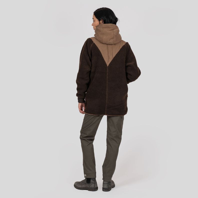 Chiporro Sherpa Grander Mujer Brown Gnomo-1