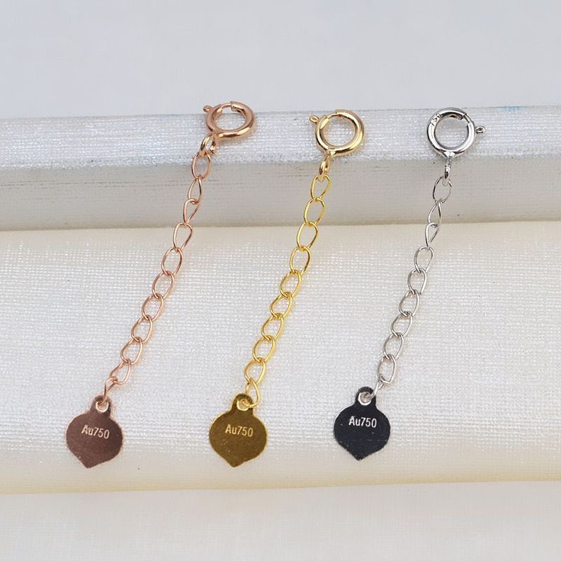 ALARGUE ORO AMARILLO 18K  CADENA/PULSERA 3CM-1