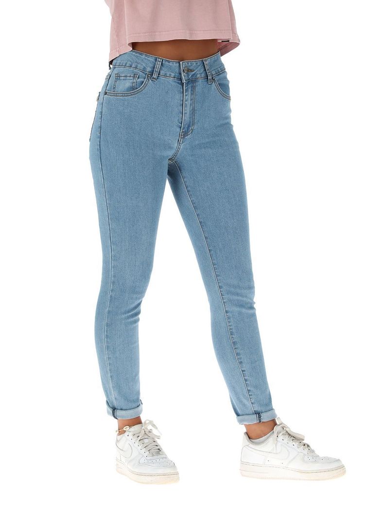 Pantalon Jeans Palqui Celeste Mujer-0