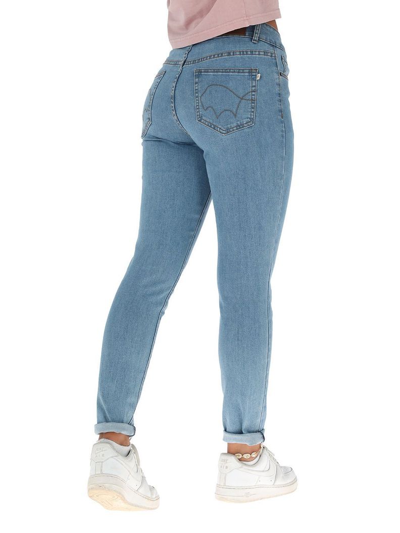 Pantalon Jeans Palqui Celeste Mujer-2