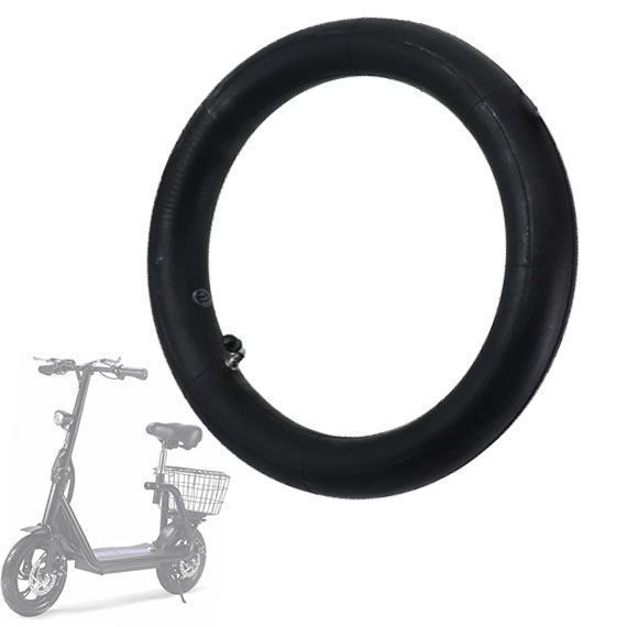 Cámara Scooter Eléctrico 12"1/2 X 2.1/4 Válvula Curva-0