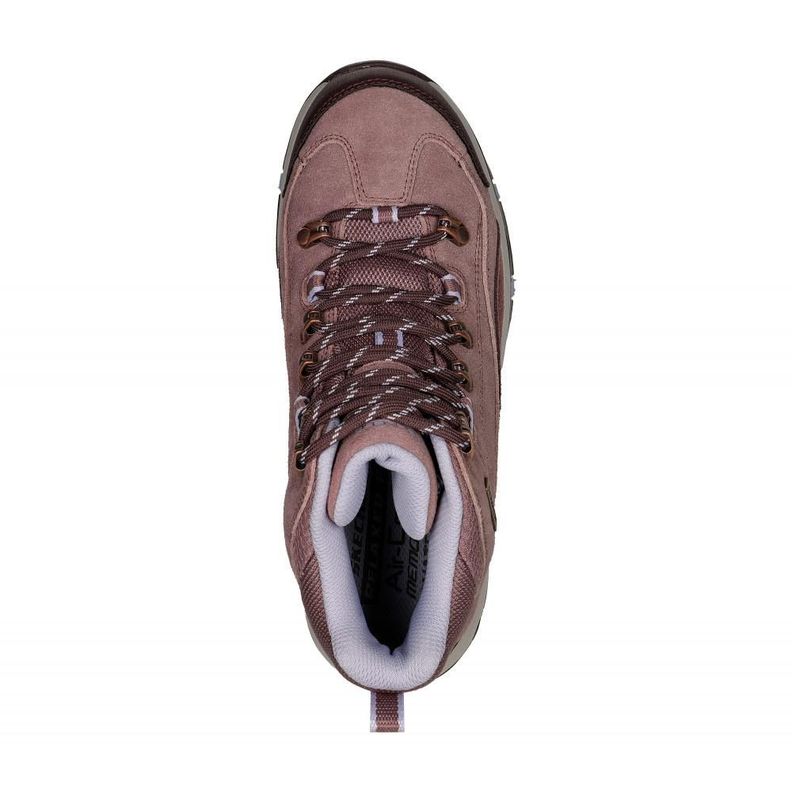 Botin Mujer Trego Malva Skechers-1