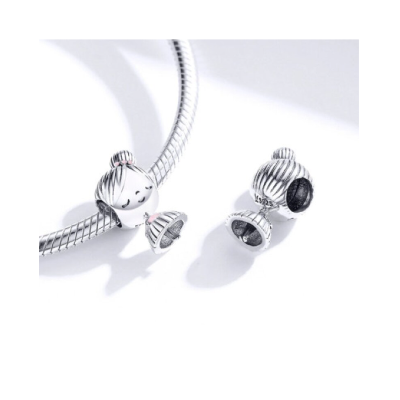 Charm Dulce Niña en Plata Fina 925 SILVER HEART-2