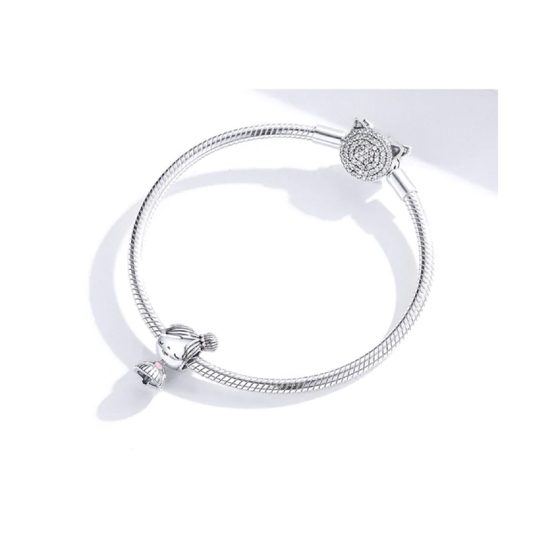 Charm Dulce Niña en Plata Fina 925 SILVER HEART-1