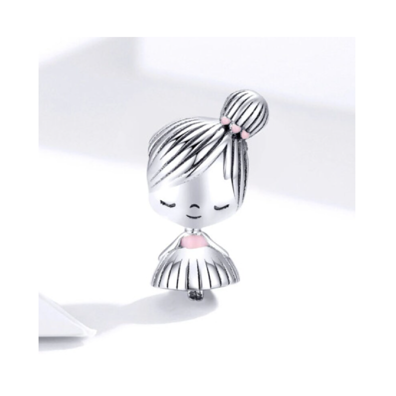 Charm Dulce Niña en Plata Fina 925 SILVER HEART-3