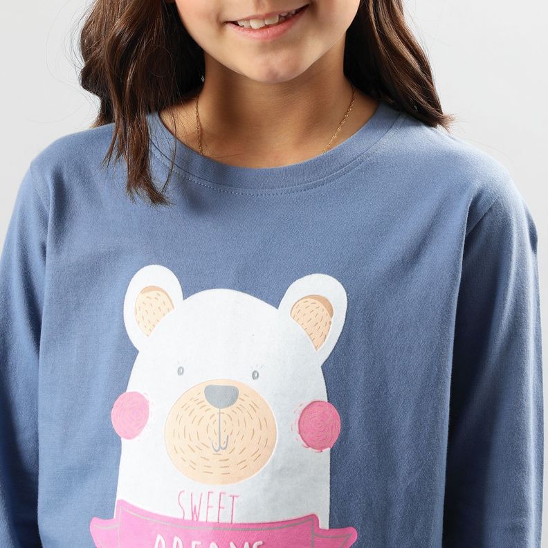 Pijama 2P M/Larga - Pantalon Pitillo-3