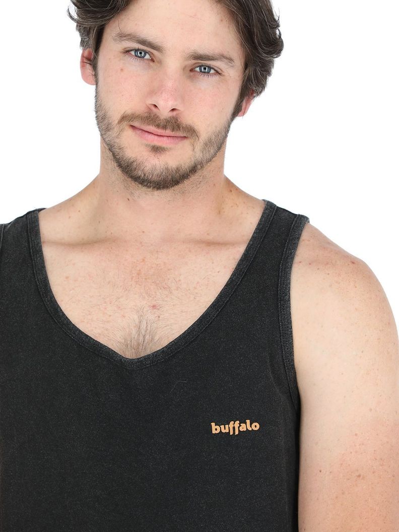 Polera Sin Mangas Abejorro Negro Hombre-3