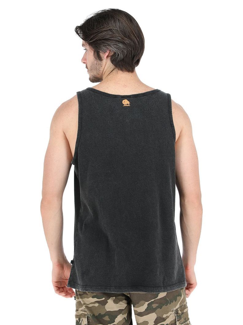Polera Sin Mangas Abejorro Negro Hombre-2