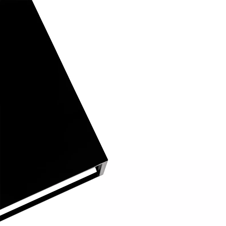 Mesa de Centro 80 Rectangular Metal Black Negra-3