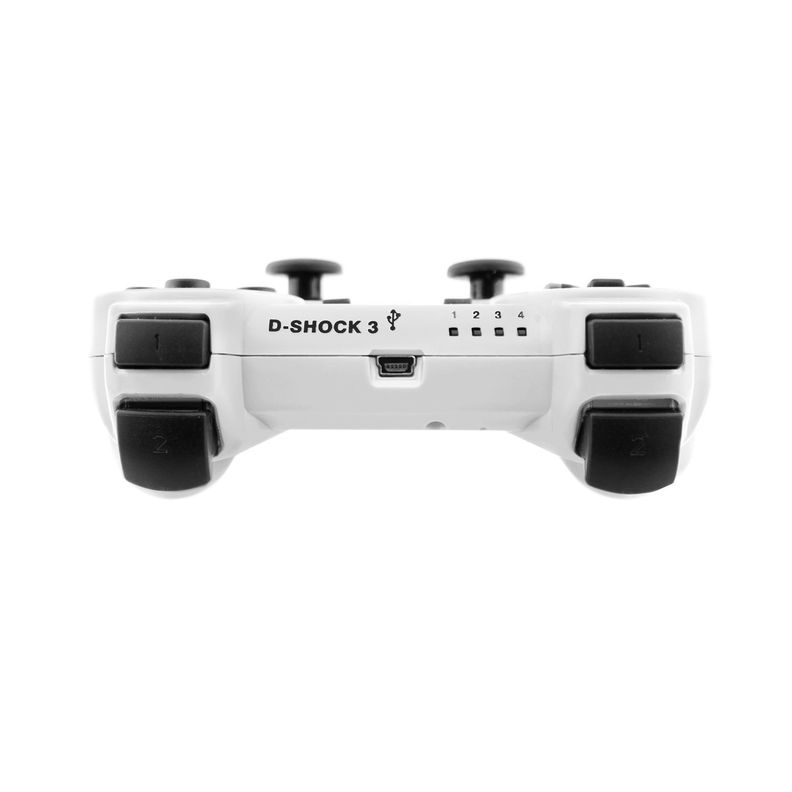Joystick Gamer Bluetooth D-Shock Para PS3 Blanco-1