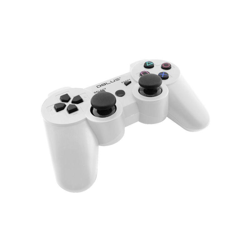 Joystick Gamer Bluetooth D-Shock Para PS3 Blanco-0