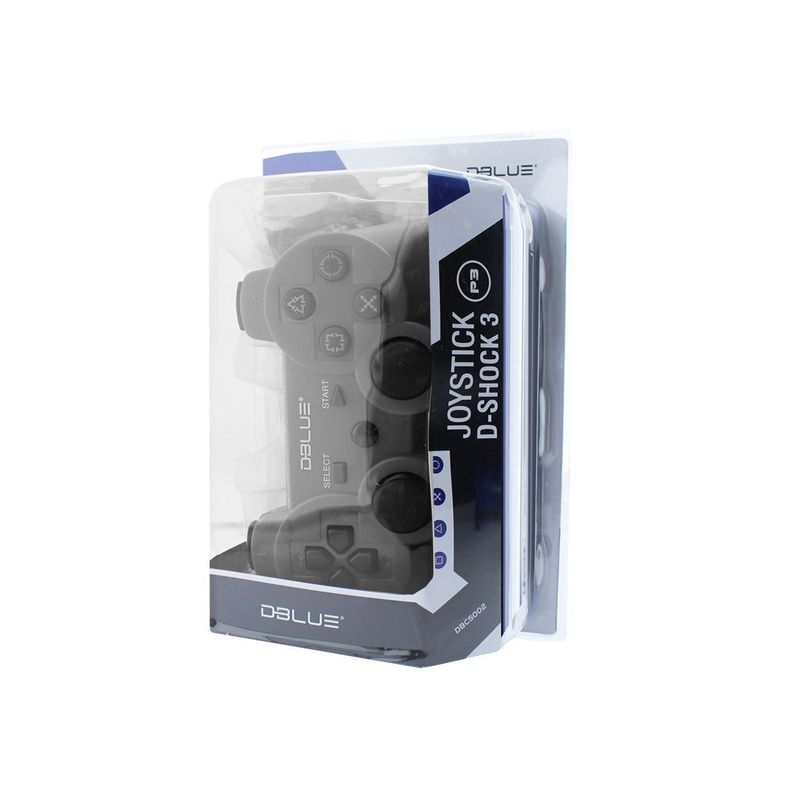 Joystick Gamer Bluetooth D-Shock Para PS3 Blanco-2