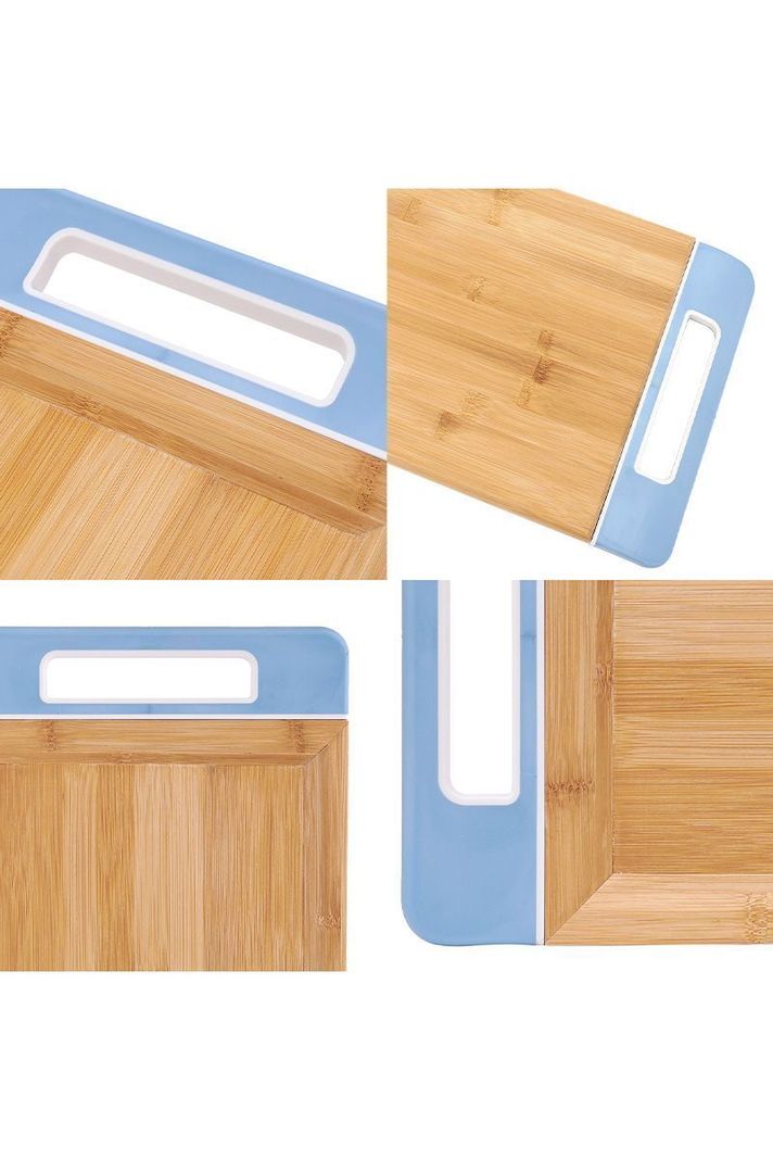 Bandeja Para Servir Rectangular Bambú Madera-4