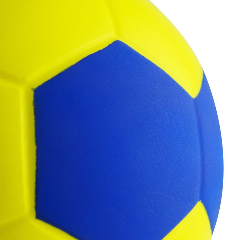BALON ESPONJA PU.HANDBALL 6"  AMARILLO/AZUL-3