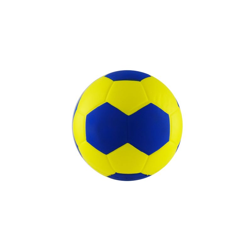 BALON ESPONJA PU.HANDBALL 6"  AMARILLO/AZUL-1