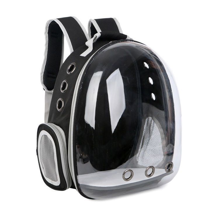 Mochila Bolso Transportes Transparente Mascotas -1