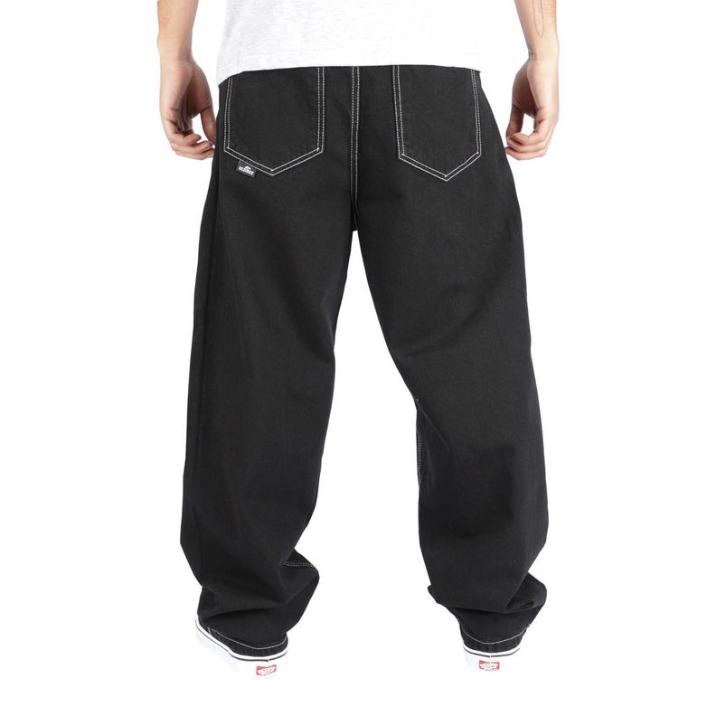 Jeans Baggy Negro Contrast Trunk Old Tree-1