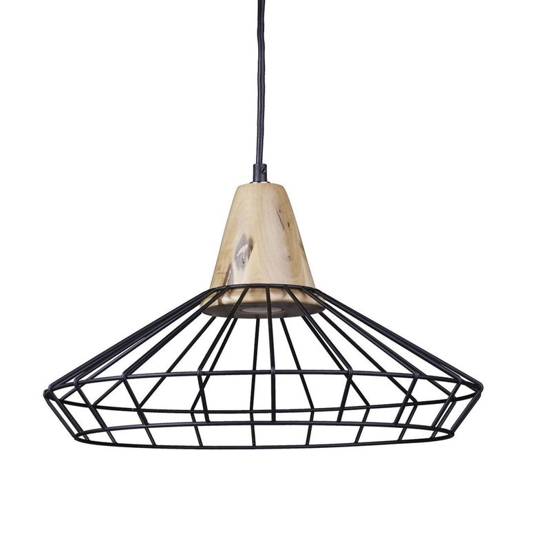 Lámpara Colgante Blix Metal Negro E-27-0