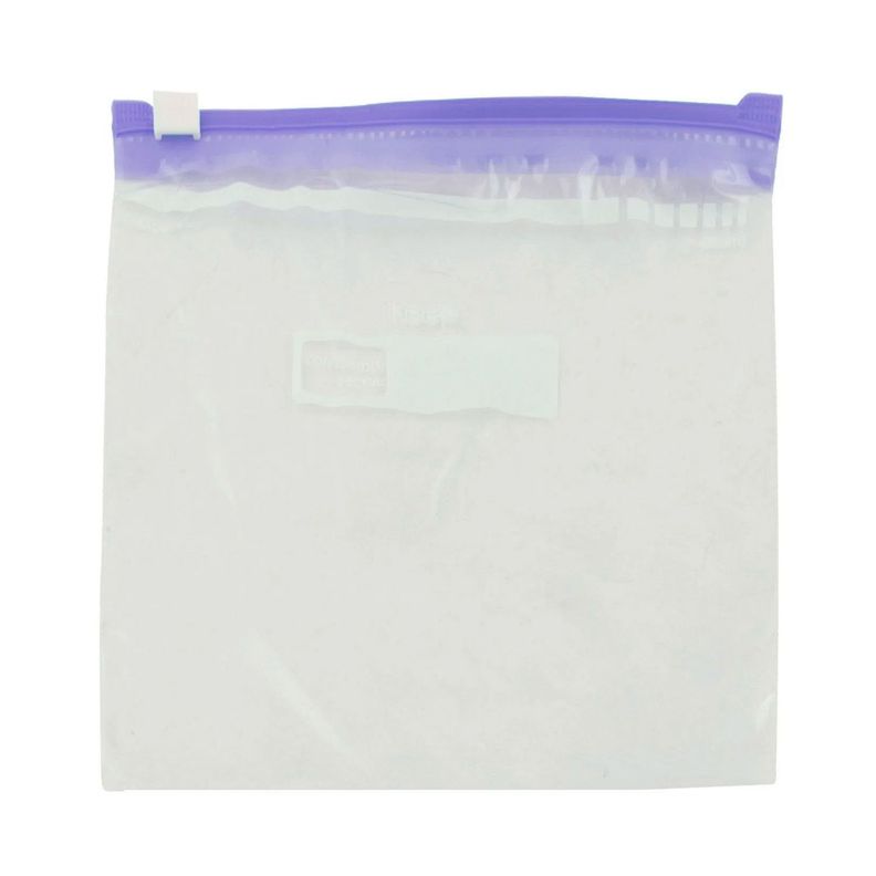 8 Bolsas Freezer Cierre Hermético Slider 26,8x27,9cm L Keep-1