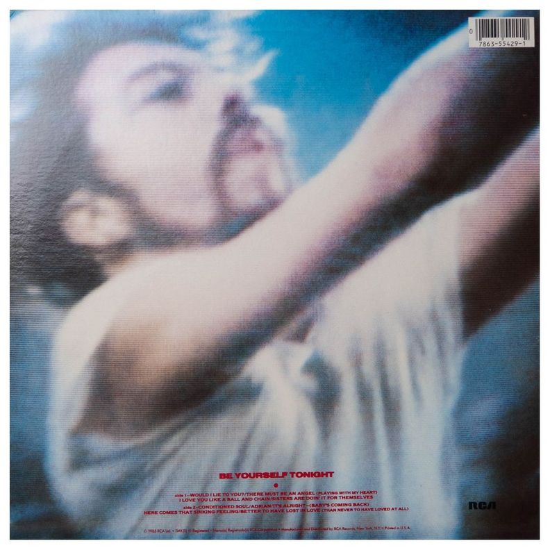 EURYTHMICS - BE YOURSELF TONIGHT VINILO USADO-1