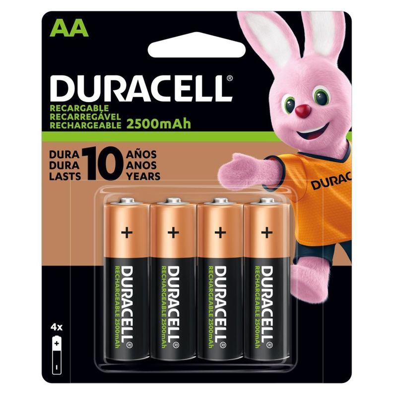 Pilas AAx4 unidades recargables-0