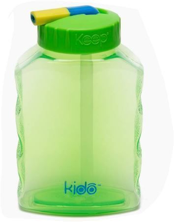Botella Toma Jugo Keep Kido verde-0
