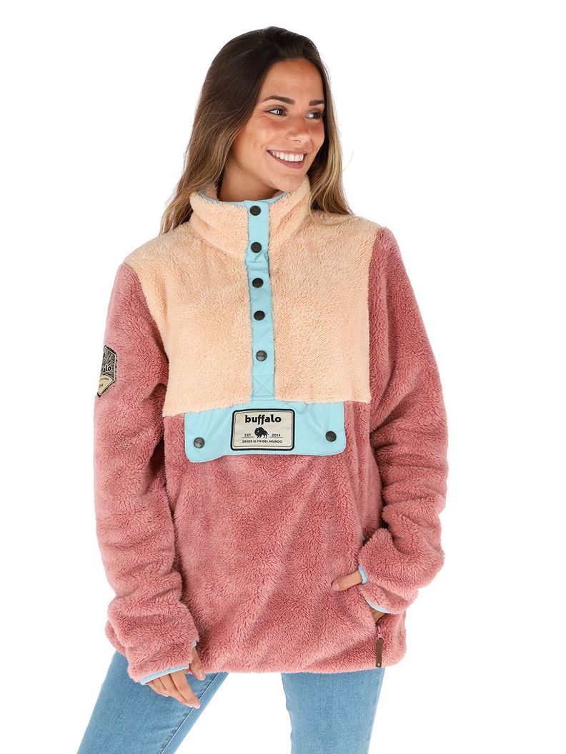 Chaqueta Indigo Rosado Mujer-0