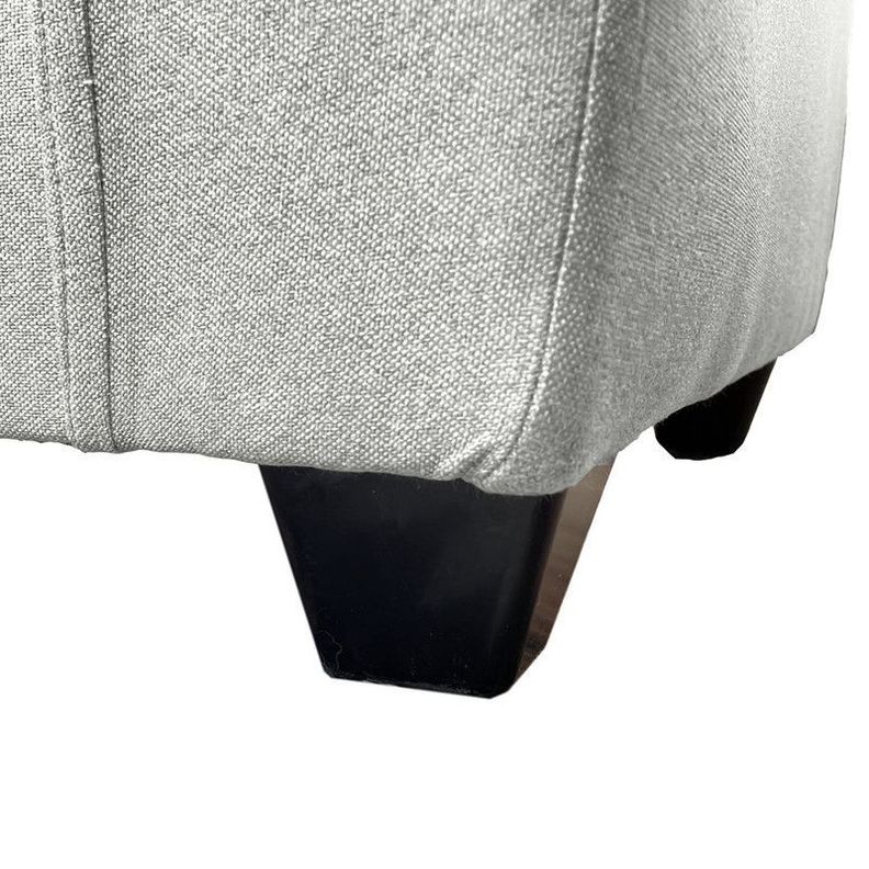 Par Butacas Mateo Chenille Gris Pata Plastica 1C-3